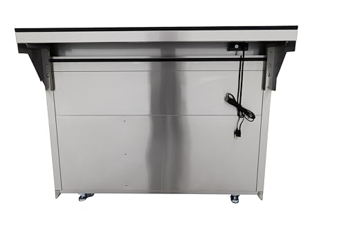 Luxuria Spas Flame Pro Series Stainless Steel Bar Top Silver