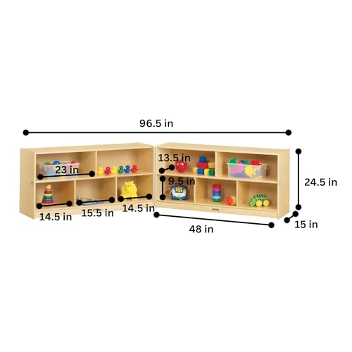 Jonti-Craft Toddler Mobile Fold-n-Lock Storage Wood