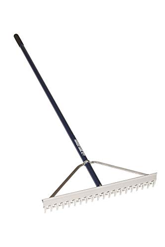 SEYMOUR MIDWEST RAKE 36-Inch Screening Rake with 66-Inch Blue Handle (Pack of 10)