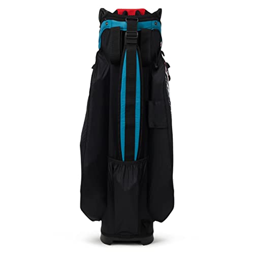 Callaway Golf Chev Dry Waterproof Cart Bag (2023 Version) Aqua/Black/Fire