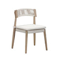 Tov Furniture Gata Cream Outdoor Dining Chair Set of 2 Cream