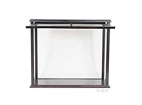 Old Modern Handicrafts Black Pearl Pirate Ship Model with Display Case Multicolor
