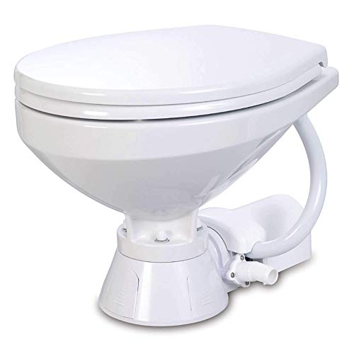 Jabsco Electric Marine Toilet Regular Bowl 12 Volt Soft Close Blue