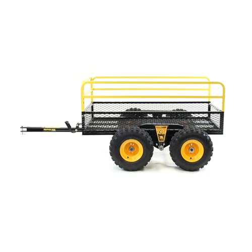 Polar Trailer Heavy-Duty Trailer #10812 HDM 1400 TA 92" x 51" x 36" Black