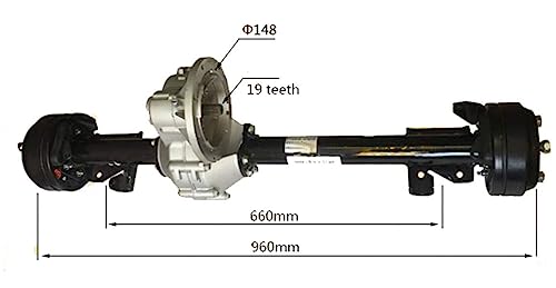 3G Rear Differential Conversion Kit for EZGO TXT Golf Carts 1994+