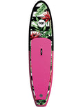 POP BOARD CO. Royal Hawaiian Inflatable Stand-Up Paddleboard Pink/Black 10ft 6in