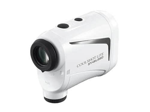 Nikon COOLSHOT LITE STABILIZED Golf Rangefinder White Black