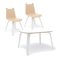 OEUF Bear Play Chairs and Table Set Birch