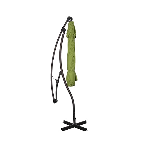 California Umbrella 9-Foot Offset Cantilever Patio Umbrella Macaw
