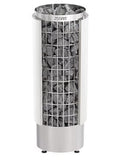 The Sauna Place Finlandia/Harvia Cilindro 11 Sauna Heater with Xenio Digital Wall Control (Includes Sauna Stones) Silver
