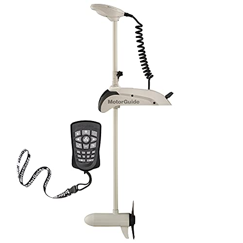 MotorGuide XI5 60" Bow Mount 105 lb Saltwater 36V Trolling Motor with GPS White