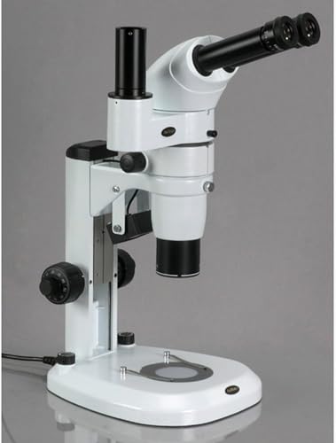 AmScope PM240T Trinocular Stereo Zoom Microscope 8X-80X White