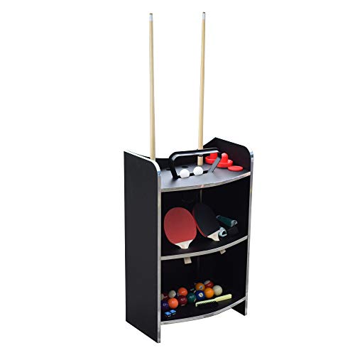 Hathaway Triple Threat 6-ft 3-in-1 Multi Game Table Black