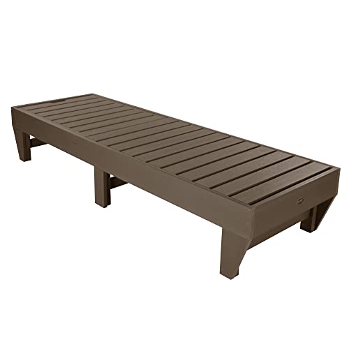 Sequoia Professional Commercial Grade Pinehurst Chaise Lounge Weathered Acorn