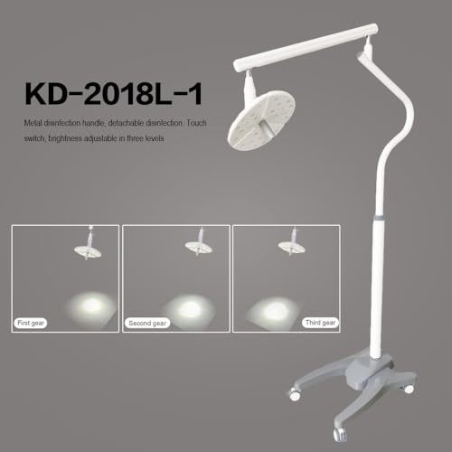 Tankredrug 36W Floor Standing LED Vertical Shadowless Operating Lamp 50000 Lux White