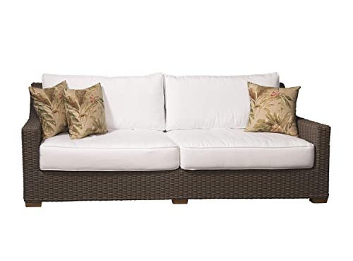 Padma's Plantation Nautilus Outdoor Loveseat Kubu Grey