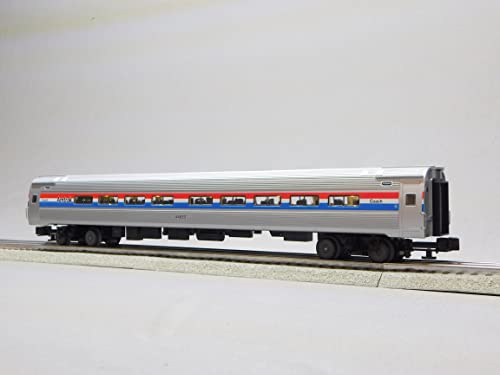 Lionel AMTRAK Amfleet Phase III Passenger Coach Car 2 Pack O Gauge Silver