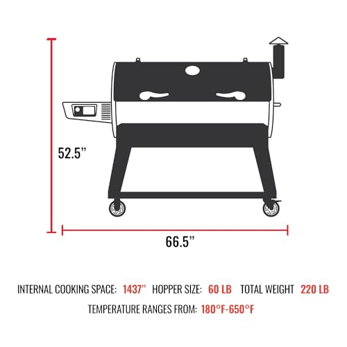 recteq Flagship XL 1400 Wi-Fi Pellet Smoker Grill 1437 Sq. in.
