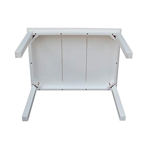 IC INTERNATIONAL CONCEPTS Table with 4 San Remo Juvenile Chairs White