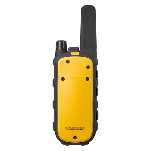 DEWALT DXFRS800 Heavy Duty Walkie Talkies Bundle with Remote Speaker Microphones, 6 Pack Black/Yellow