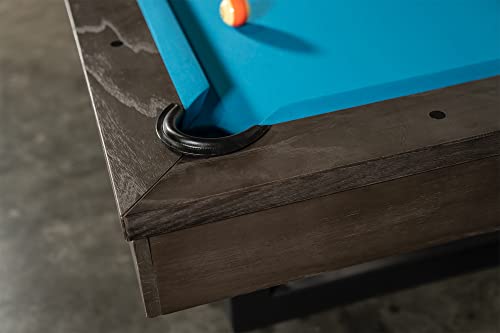 Empire USA 8FT Chino Slate Pool Table with Premium Billiard Accessories Charcoal