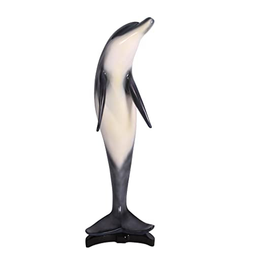 Design Toscano Large Leaping Sea Dolphin Statue Full Color