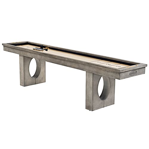 Barrington Billiards Aurora Outdoor Shuffleboard Table Gray/Light Wood Grain