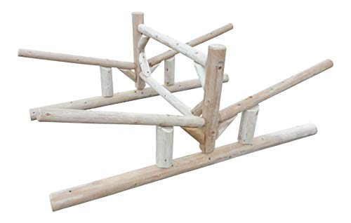 Log Kayak Rack Lowest 2-Canoe + 2-Kayak/SU Natural