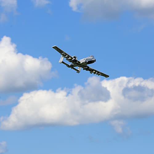 E-flite RC Airplane A-10 Thunderbolt II Twin 64mm EDF BNF Multicolor