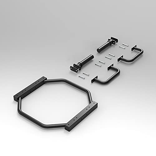 VEITEOX FTY Hex Trap Barbell Bar - High Hexagon Deadlift & Squat Bar