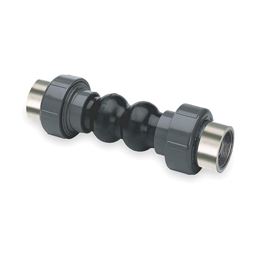 Spears Manufacturing EJ21-SR Series PVC Expansion Joint with EPDM Seal and Stainless Steel Finish