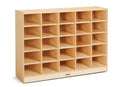 Jonti-Craft 25 Cubbie-Tray Mobile Storage Yellow