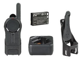 Motorola Solutions 5 Pack DLR1020 Two Way Radio Walkie Talkies Black