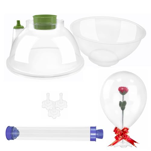 nLn Hope 17" Balloon Stuffer Kit with Flower Tube Set Green