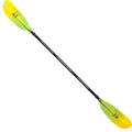 Werner Paddles Camano Fiberglass Bent Shaft Kayak Paddle Gradient Citrus