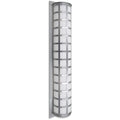Besa SCALA40-WA-SL Three Light Outdoor Wall Sconce Silver