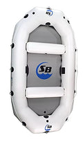 Inflatable Sport Boats 12ft White Water River Raft - 1.2mm Reinforced PVC, White