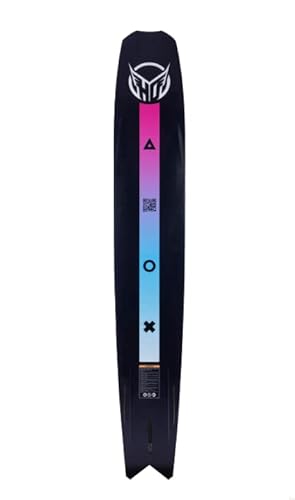 HO Hovercraft Slalom Waterskis Medium W/Stance 110 ARTP Bindings (7-11) Grey/Teal