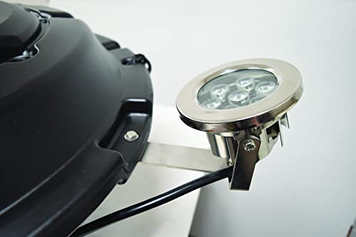 EasyPro Pond Products AquaShine LED Fountain Lights with 150 ft Power Cord, Digital Timer, and Remote Control
