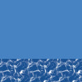 Smartline Swirl Bottom Expandable 33-Foot Round Liner for Above-Ground Pools