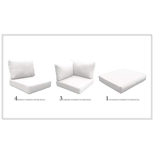 TK Classics Cushions Patio Furniture Sail White