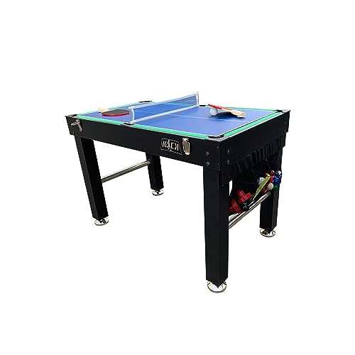 KICK Quad 48" 4-in-1 Multi Game Table Black