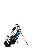 Callaway Golf CHEV Stand Bag White/Black/Cyan