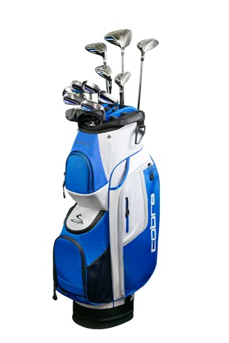 Cobra Golf 2021 Fly XL Complete Set Cart Bag Black-Blue