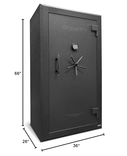 Stealth Premier 36 Gun Safe PR36 UL RSC Armored Black