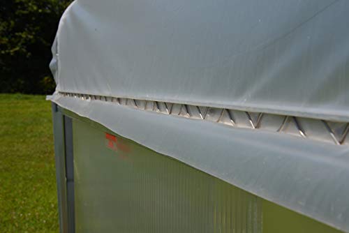 Poly-Tex Superior Greenhouse 10x18 ft Polyethylene Silver