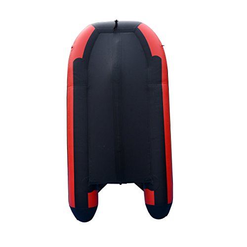BRIS 10ft Inflatable Boat Red with Black