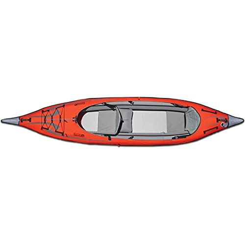 ADVANCED ELEMENTS AE1007-E AdvancedFrame Convertible Elite Inflatable Kayak Red