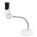 NSKI Dental Lab Binocular Microscope 10X Magnification 360° Revolve Grey