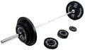 Signature Fitness Olympic Weight Plates & Barbell Set 300LB